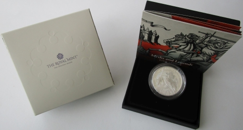 Großbritannien 2 Pounds 2023 Myths & Legends King Arthur PP