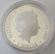 Australien 1 Dollar 2009 Kangaroo at Sunset F12 Privy PP