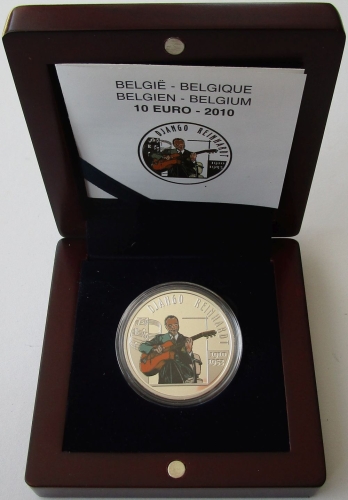 Belgien 10 Euro 2010 Django Reinhardt