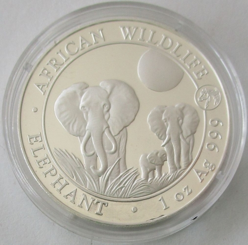 Somalia 100 Shillings 2014 Elefant Lunar Pferd Privy