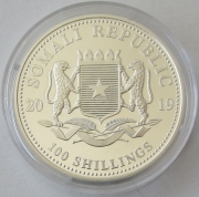 Somalia 100 Shillings 2019 Elefant Lunar Schwein Privy