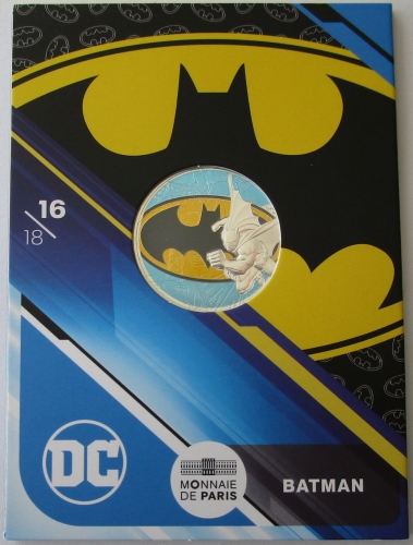 France 10 Euro 2025 DC Comics Batman Sign Silver