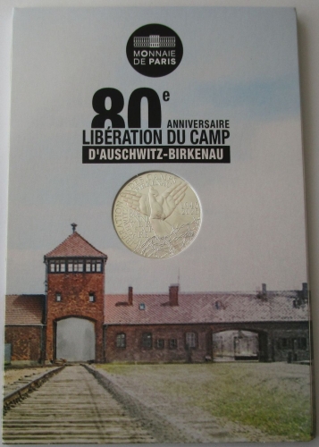 Frankreich 10 Euro 2025 80 Jahre Befreiung von KZ Auschwitz-Birkenau