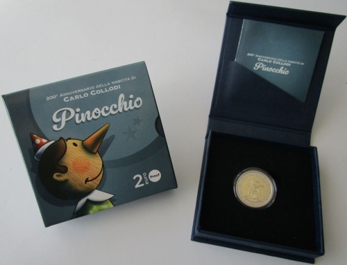 Italien 2 Euro 2026 Carlo Collodi PP