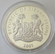 Sierra Leone 10 Dollars 2001 Big Five Büffel
