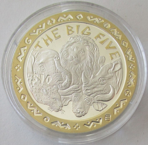 Sierra Leone 10 Dollars 2001 Big Five Completer