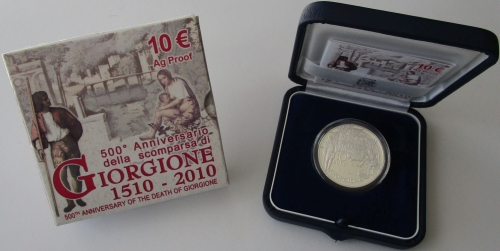 Italien 10 Euro 2010 Giorgione