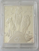 France 10 Euro 2024 Disney 30 Years Lion King Poster Silver