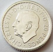 United Kingdom 20 Pence 2026 Britannia 1/10 Oz Silver