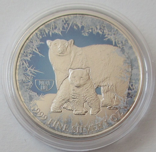 Niue 2 Dollars 2019 Polar Life Eisbär