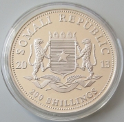 Somalia 200 Shillings 2013 Elefant PP