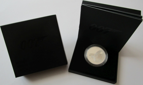 United Kingdom 2 Pounds 2020 James Bond 007: Bond, James Bond 1 Oz Silver Proof