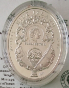 Niue 1 Dollar 2012 Fabergé Madonnenlilien-Ei