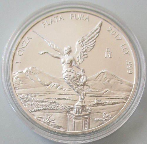 Mexiko Libertad 1 Oz Silber 2017