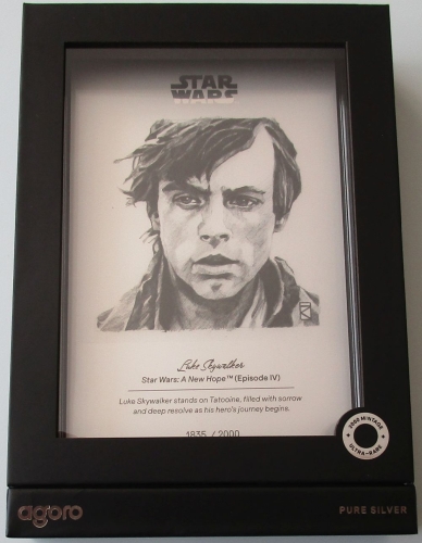 Niue 1 Dollar 2026 Star Wars Sketch Art Luke Skywalker