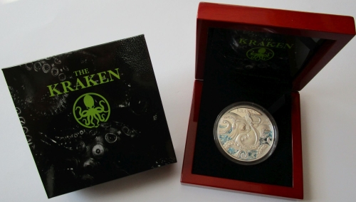 Niue 5 Dollars 2023 The Kraken 2 Oz Silver