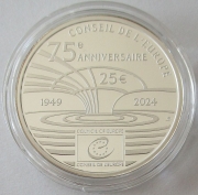 Luxemburg 25 Euro 2024 75 Jahre Europarat