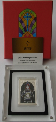 Niue 2 Dollars 2021 Heavenly Archangels Uriel