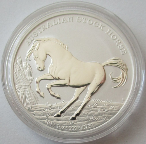 Australien 1 Dollar 2017 Stock Horse