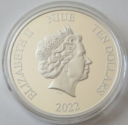 Niue 10 Dollars 2022 Disney Cinema Masterpieces Jungle Book 3 Oz Silver