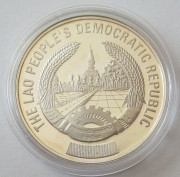 Laos 15000 Kip 2000 Golden Dragon Fish Silver