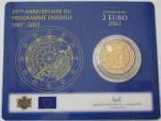 Luxemburg 2 Euro 2022 35 Jahre Erasmus-Programm BU