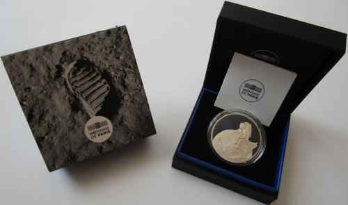 France 10 Euro 2019 50 Years Moon Landing Silver