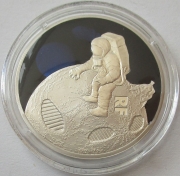 France 10 Euro 2019 50 Years Moon Landing Silver