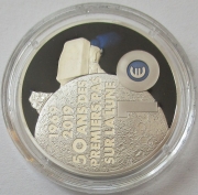 France 10 Euro 2019 50 Years Moon Landing Silver