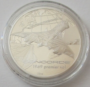 France 10 Euro 2019 Aviation History 50 Years Concorde Silver