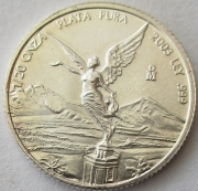 Mexiko Libertad 1/20 Oz Silber 2003