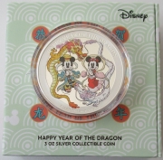 Niue 10 Dollars 2024 Disney Lunar Drache