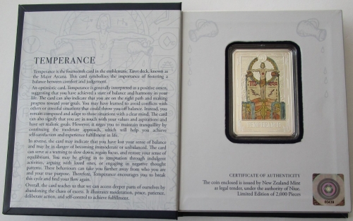 Niue 2 Dollars 2023 Tarot Cards Temperance