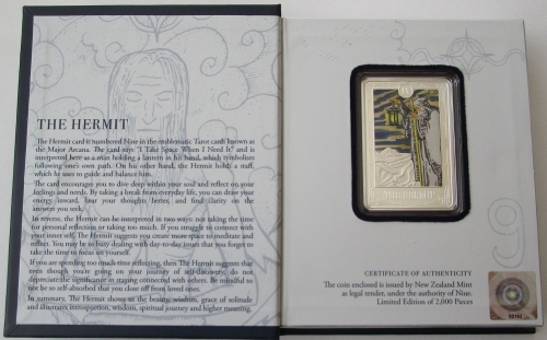 Niue 2 Dollars 2022 Tarot Cards Hermit