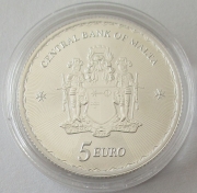 Malta 5 Euro 2023 Maltese Cross 1 Oz Silver