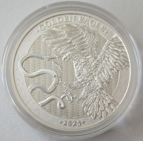 Malta 5 Euro 2023 Golden Eagle 1 Oz Silver