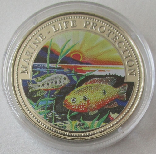 Ghana 10 Sika 2000 Marine Life Protection African Jewelfish