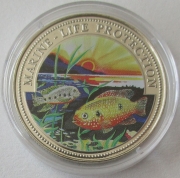 Ghana 10 Sika 2000 Marine Life Protection Roter Buntbarsch