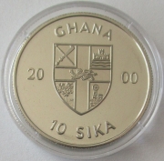 Ghana 10 Sika 2000 Marine Life Protection African Jewelfish