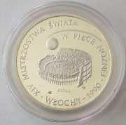 Polen 1000 Zlotych 1988 Fußball-WM in Italien Probe