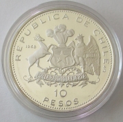 Chile 10 Pesos 1968 Escuadra Libertadora