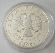 Russia 3 Roubles 2009 Monuments Intercession Cathedral in...