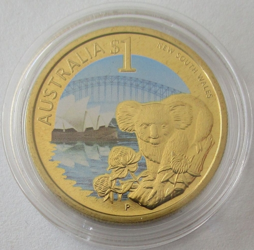 Australia 1 Dollar 2009 Celebrate Australia New South Wales