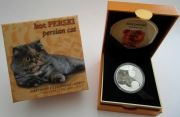 Niue 1 Dollar 2014 Mans Best Friends Cats Persian Cat Silver