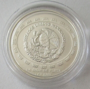 Mexico 1 Peso 1998 Pre-Columbian Disco de la Muerte 1/4...