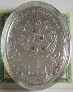 Niue 2 Dollars 2012 Fabergé Bay Tree Egg Silver