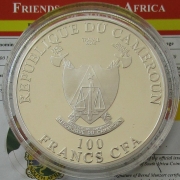 Kamerun 100 Francs 2010 Baby Big Five Leopard