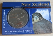 Neuseeland 5 Dollars 2006 Tiere Maorifalke BU