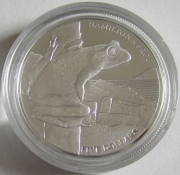 Neuseeland 5 Dollars 2008 Tiere Hamilton-Frosch PP