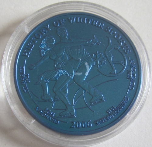 Liberia 5 Dollars 2006 Olympische Winterspiele Eiskunstlauf